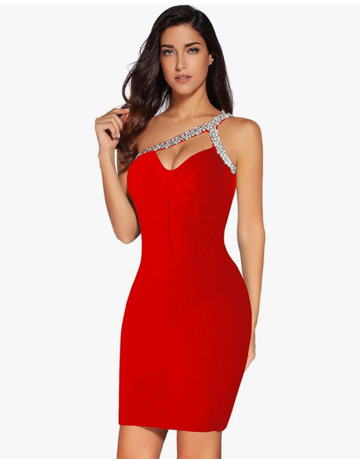 Glamour Asymmetrical Dress