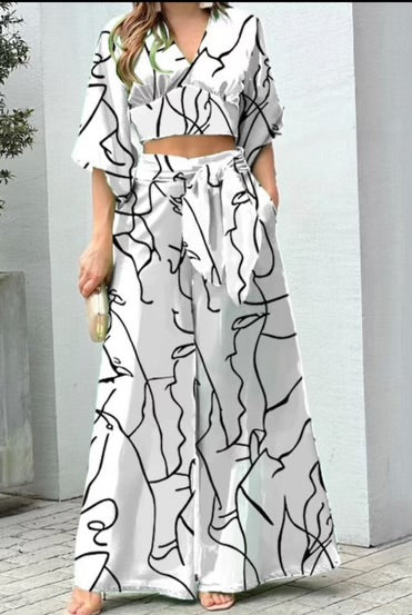 Abstract Art Two-Piece Set