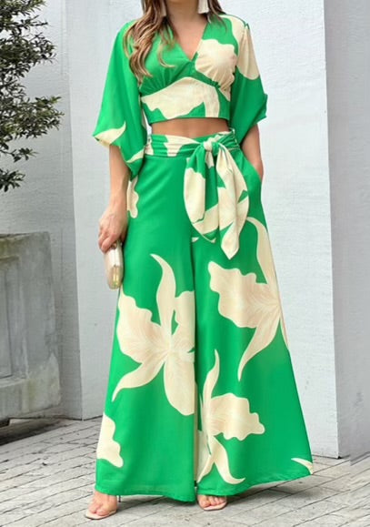 Floral Elegance Two-Piece Set