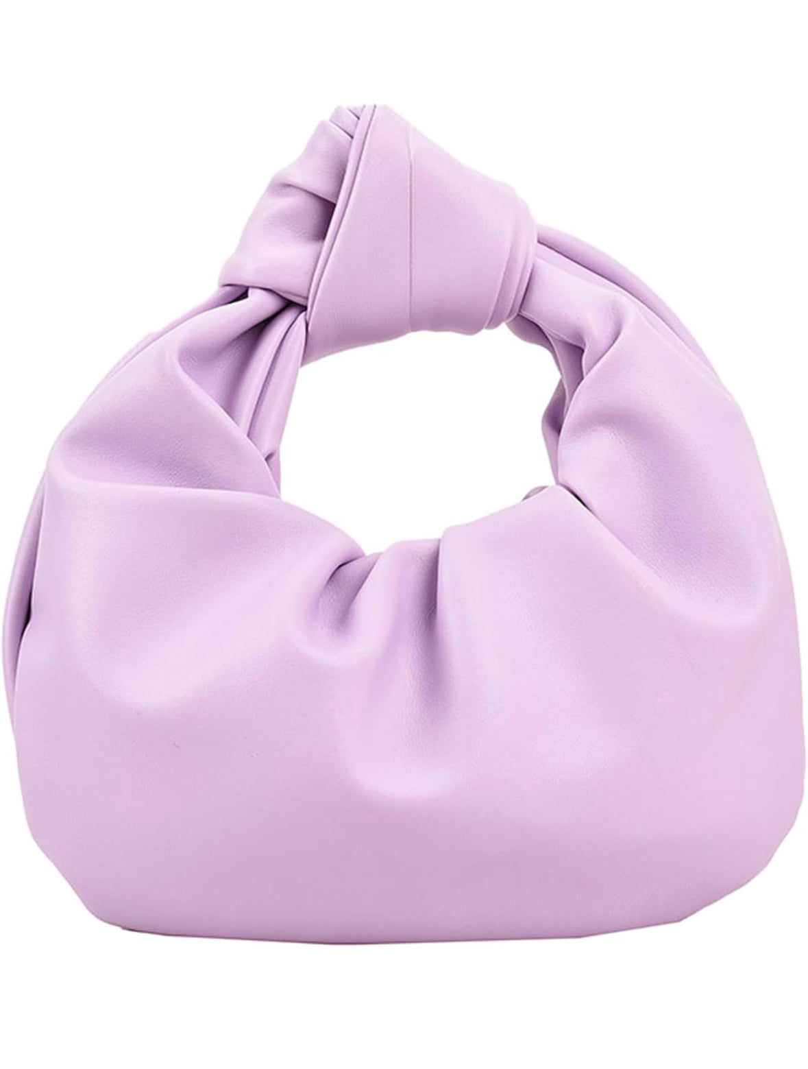 Women's Fashionable and Minimalist Pleated Cloud Bag Casual Versatile Candy Colored Handbag Solid Color