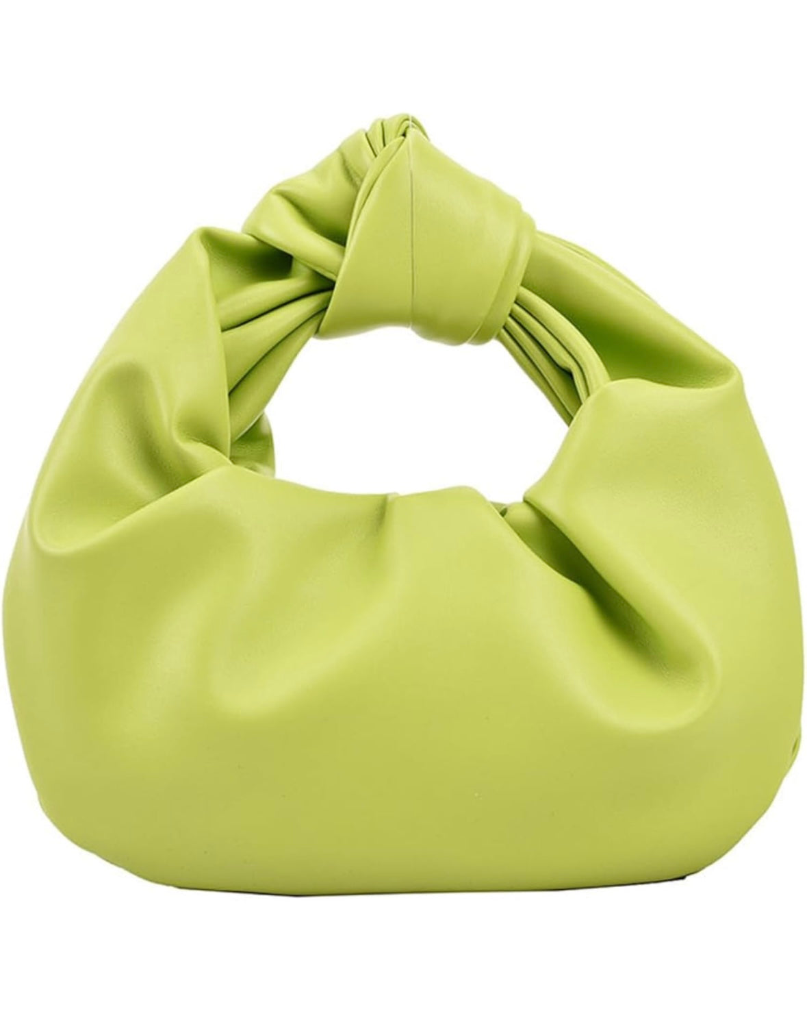 Women's Fashionable and Minimalist Pleated Cloud Bag Casual Versatile Candy Colored Handbag Solid Color