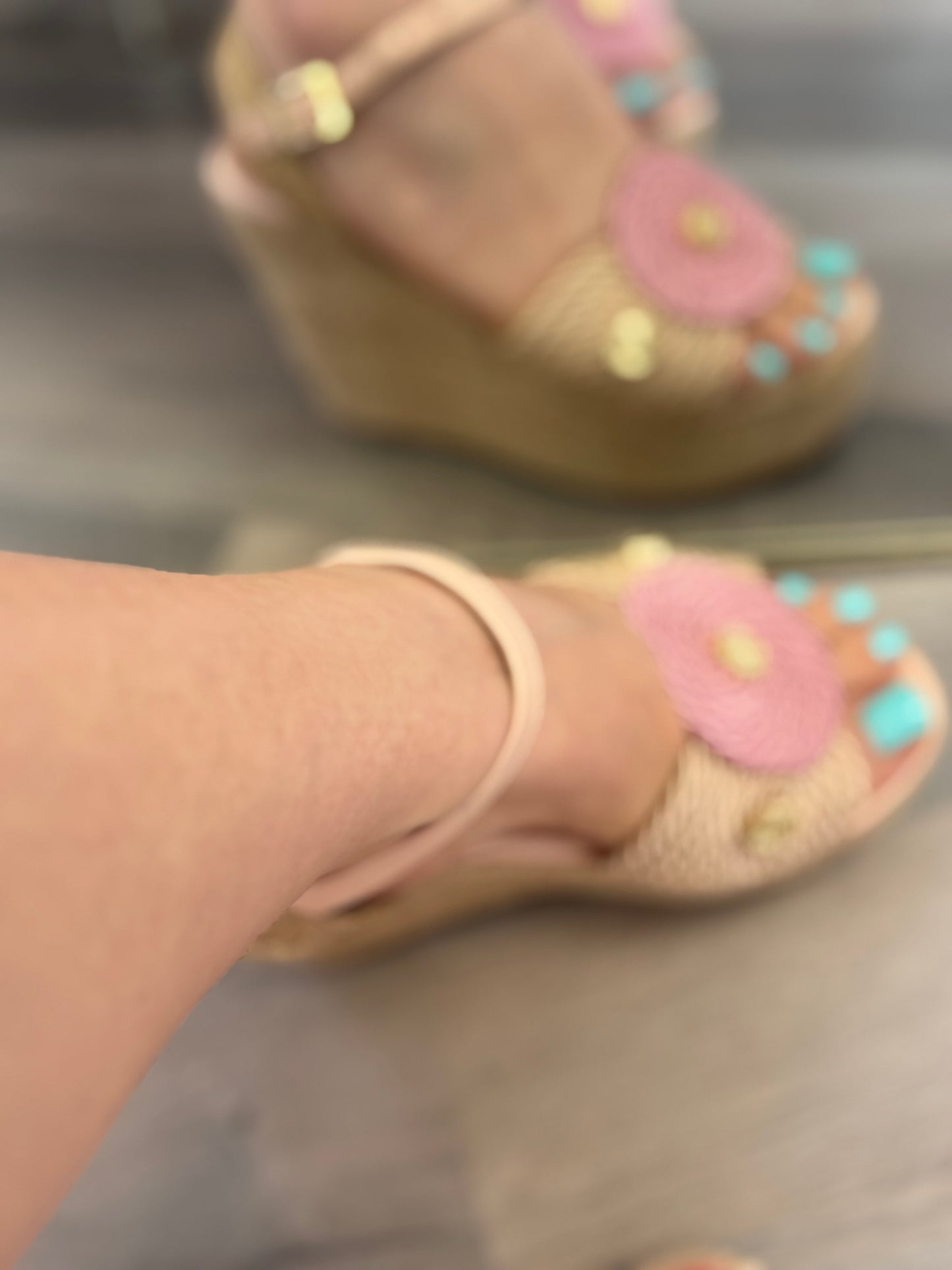 Dewoman Colombian Chic Woven Wedges Sandals